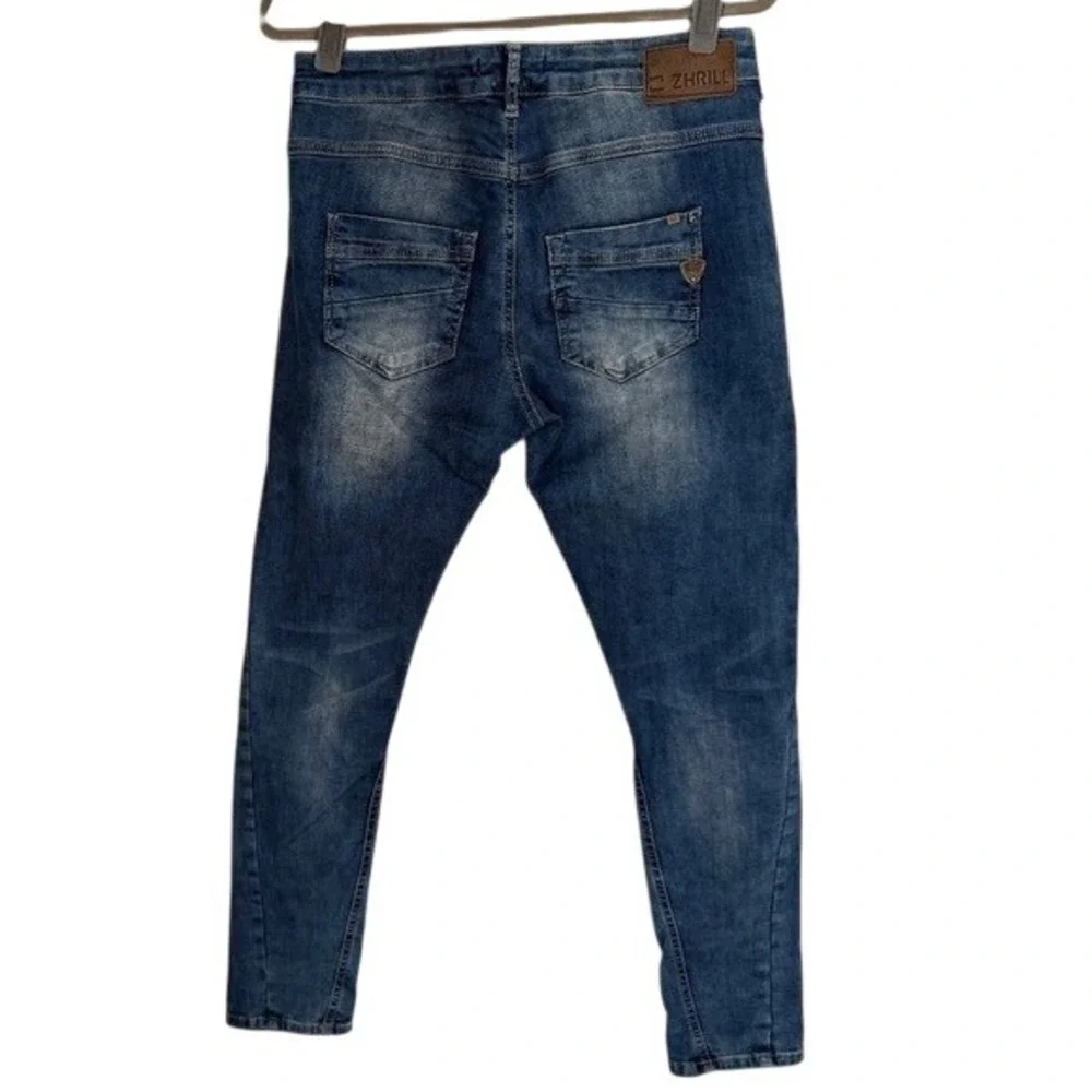 ZHRiLL Designer Turkish Denim Slim Fit Jeans | Size 27 (29) |‎ Button Fly